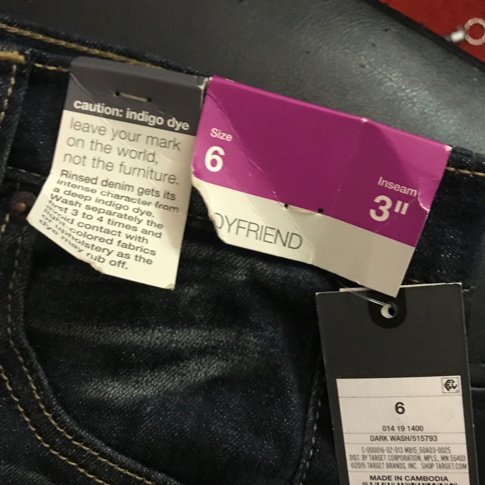 Mossimo for Target short denim jean cutoff shorts - Picture 3 of 5
